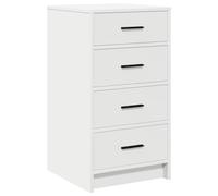 Buffet Vidaxl Blanc 40x41x75 Cm En Bois D'ingénierie Blanc