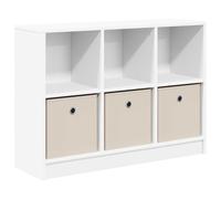 vidaXL Buffet avec tiroir Blanc 88,5 x 27,5 x 63,5 cm
