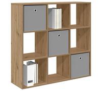 vidaXL Buffet avec tiroir Chêne Artisanal 102 x 31 x 99,5 cm, Salon, Design Moderne, Meuble Durable, Rangement Ample pour Espaces Confortables et Fonctionnels
