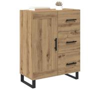 vidaXL Buffet avec tiroir Chêne Artisanal 69,5 x 34 x 90 cm, Buffet rectangulaire Moderne, Rangement spacieux, Bois conçu résistant, tiroirs Pratiques, Solution Chic