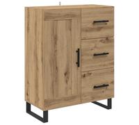 Vidaxl Buffet Avec Tiroir Chêne Artisanal 69,5 X 34 X 90 Cm