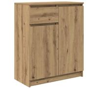 vidaXL Buffet 861597 chêne artisanal avec tiroir 71x35x84 cm bois ingénierie Marron