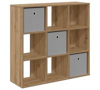 vidaXL Buffet avec tiroir Chêne artisanal 88,5 x 29 x 84,5 cm