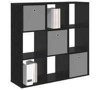 vidaXL Buffet avec tiroir Chêne Noir 102 x 31 x 99,5 cm, Salon, Design Moderne, Meuble Durable, Rangement Ample pour Espaces Confortables et Fonctionnels