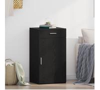 vidaXL Buffet en chêne noir – Design moderne, grand rangement, construction solide