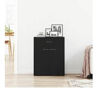 vidaXL – Buffet bas Chêne noir 2 portes 1 tiroir 60x30x75 cm