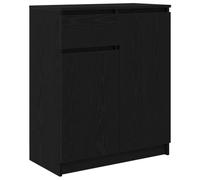 vidaXL Buffet avec tiroir – Chêne noir, bois d'ingénierie 71x35x84 cm