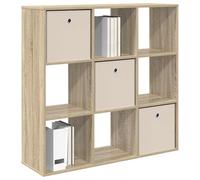 vidaXL Buffet avec tiroir Chêne Sonoma 102 x 31 x 99,5 cm, Salon, Design Moderne, Meuble Durable, Rangement Ample pour Espaces Confortables et Fonctionnels