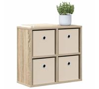 vidaXL Buffet avec tiroir Chêne Sonoma 49,5 x 22 x 47 cm, Salon, Style Moderne, Matériaux durables, Solutions de Rangement spacieuses, pour Tout Foyer Contemporain, Design spacieux