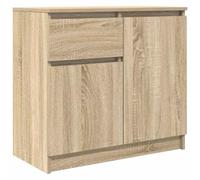 vidaXL Buffet avec tiroir en chêne sonoma 71x35x65 cm bois d'ingénierie