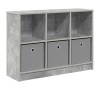 vidaXL Buffet avec tiroir Gris béton 88,5 x 27,5 x 63,5 cm