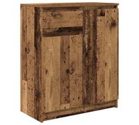 vidaXL Buffet avec tiroir Vieux Bois 71x35x84 cm – Bois d'ingénierie