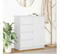 vidaXL Buffet 861580 avec tiroirs blanc 71x35x84 cm en bois d'ingénierie