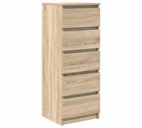 vidaXL Buffet avec tiroirs Chêne Sonoma 37,5x35x99 cm Bois ingénierie