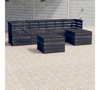 vidaXL Buffet avec tiroirs Panama 93x40x80 cm bois massif de pin Marron