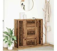 vidaXL Buffet avec tiroirs vieux bois 100,5x35x98,5 cm bois ingénierie