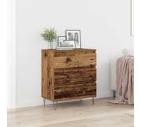 Buffet Vidaxl Avec Tiroirs En Bois Ancien 60x35x70 Cm En Bois D'ingénierie