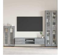 VIDAXL Buffet / bahut / enfilade gris Sonoma 55,5 x 29 x 103 cm - bois d'ingénierie, finition mate
