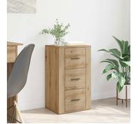 Vidaxl Buffet Chêne Artisanal 40 X 33 X 70 Cm Bois D'ingénierie