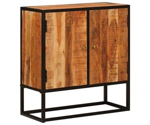 vidaXL Buffet Beta Naturel 70 x 30 x 75 cm Bois d'Acacia Massif, Buffet au Style Industriel, Rangement spacieux, Design rectangulaire, Surface en Acacia, Parfait pour Exposer Vos Objets