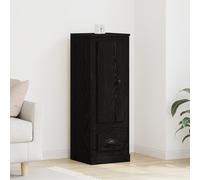 Buffet Highboard - vidaXL - Chêne Noir - Moderne - Grand Rangement - Bois d'Ingénierie