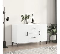 vidaXL Buffet blanc 100x36x60 cm bois d'ingénierie