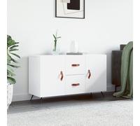 vidaXL Buffet blanc 100x36x60 cm bois d'ingénierie