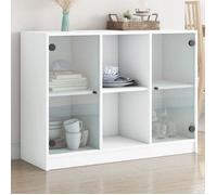Vidaxl Buffet Blanc 102x37x75,5 Cm Bois D'ingénierie Multicolore