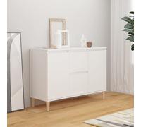 Vidaxl Buffet Blanc 101x35x70 Cm Bois D'ingénierie Multicolore
