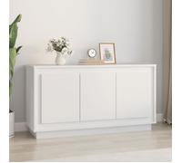 vidaXL Buffet blanc 102x35x55 cm bois d'ingénierie 831885