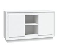 vidaXL Buffet Blanc 102x35x60 cm Bois d'ingénierie