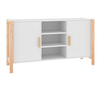 Vidaxl Buffet Blanc 107x38x60 Cm Bois D'ingénierie Blanc