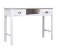 vidaXL Buffet Blanc 108x45x76 cm Bois de Paulownia massif