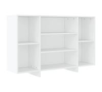 vidaXL Buffet blanc 120x30x75 cm bois d'ingénierie