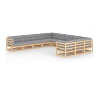 Vidaxl Buffet Blanc 120x35x80 Cm Bois Massif De Pin Blanc