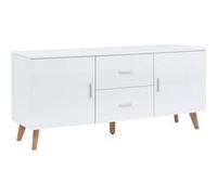 Buffet Blanc 160x40x70 cm MDF247305
