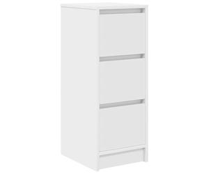 vidaXL Buffet Blanc 29,5x34x76 cm Bois d'ingénierie