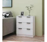 vidaXL Buffet Blanc 30x40x70 cm Bois d'ingénierie 811070