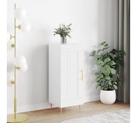 Vidaxl Buffet Blanc 34,5x34x90 Cm Bois D'ingénierie Multicolore