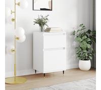 Vidaxl Buffet Blanc 40x35x70 Cm Bois D’Ingénierie Blanc