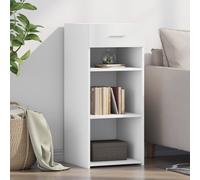 Vidaxl Buffet Blanc 40x42,5x93 Cm Bois D'ingénierie Multicolore