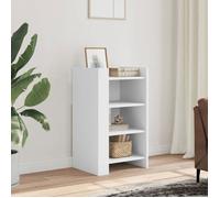 vidaXL Buffet Bois d'ingénierie 45x35x75 cm Blanc