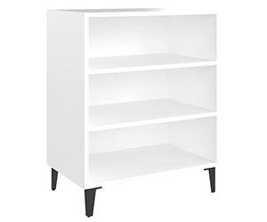 vidaXL Buffet Blanc 57x35x70 cm Bois d’ingénierie