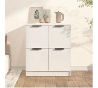 vidaXL Buffet Blanc 60x30x70 cm Bois d'ingénierie 811097