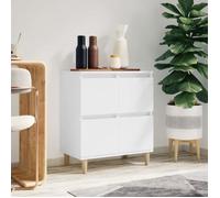vidaXL Buffet armoire latérale Scandinave Blanc 60x35x70 cm Bois d'ingénierie