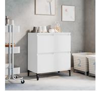 vidaXL Buffet Blanc 60x35x70 cm Bois d'ingénierie 821164