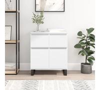 Vidaxl Buffet Blanc 60x35x70 Cm Bois D'ingénierie Blanc