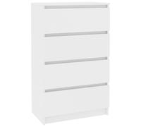 vidaXL Buffet Blanc 60x35x98,5 cm Aggloméré Blanc