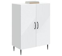 vidaXL Buffet Blanc 66 x 34,5 x 89,5 cm Bois d'ingénierie, Rangement Salon, Buffet Rectangulaire Vintage, Solution Spacieuse, Meuble en Bois pour Ustensiles de Cuisine