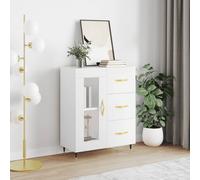 vidaXL Buffet blanc 69,5x34x90 cm bois d'ingénierie